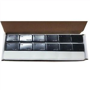 Sort klæbrig hjulvægt